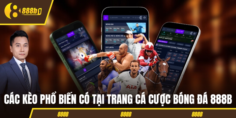trang ca cuoc bong da cac keo pho bien Các kèo phổ biến có tại trang cá cược bóng đá 888B